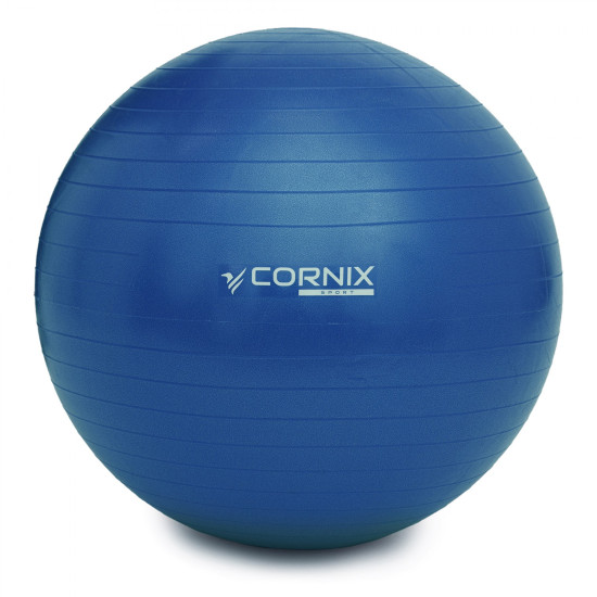 Купити Фітбол  Cornix 75 cm Anti-Burst XR-0025 Blue у Києві - фото №1